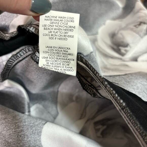 Speechless Black and White Fit and Flare Floral Cocktail Dress Size 9 DD0561 - Picture 5 of 10